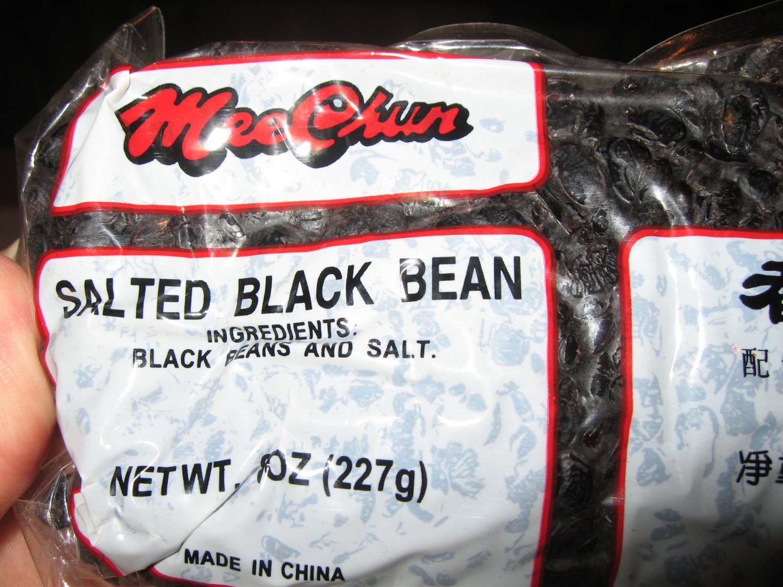 You can only get fermented black beans at an Asian grocery story